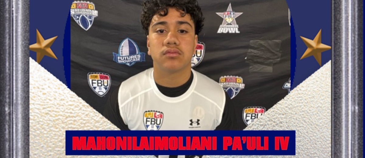 Rising Star: Mahonilaimoliani Pa’uli IV's Journey on the Gridiron
