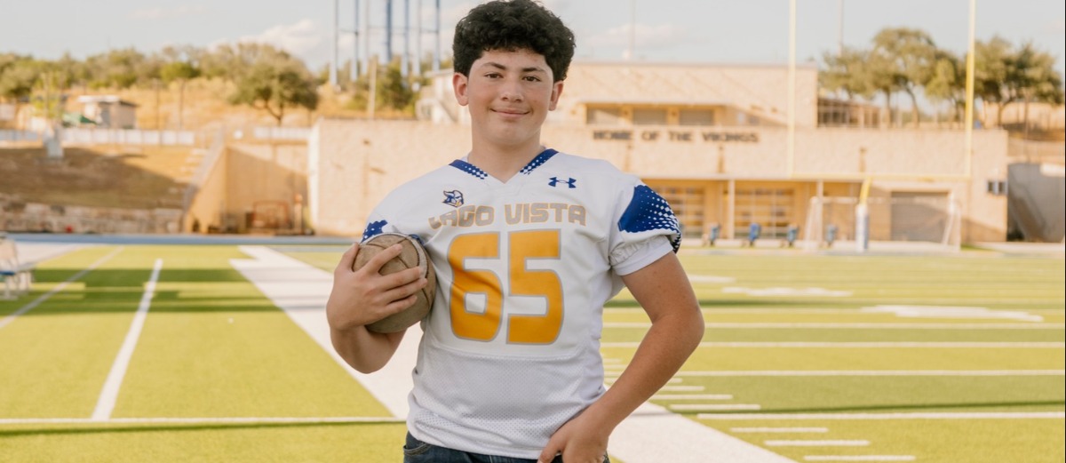 Rising Star from Lago Vista: Aidan Street's Football Journey