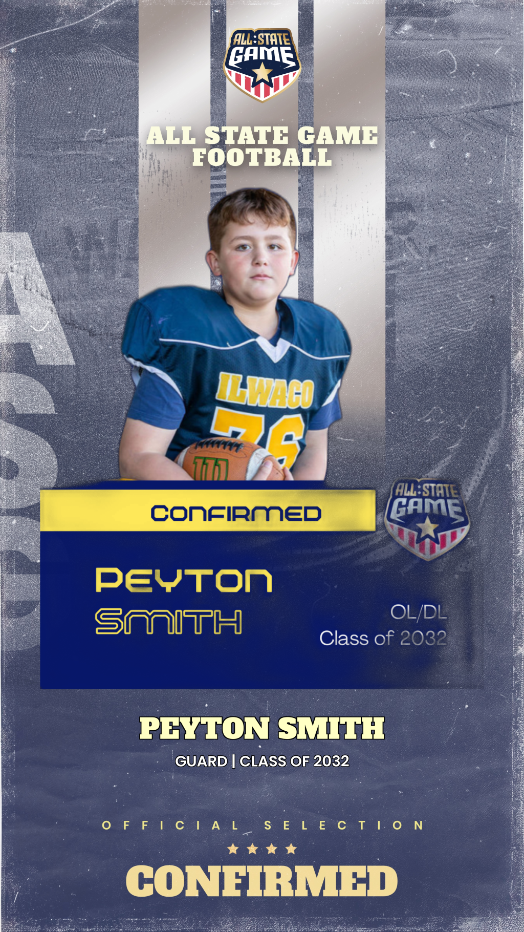 Peyton Smith - Rising Star: Peyton Smith Shines on the Football Field