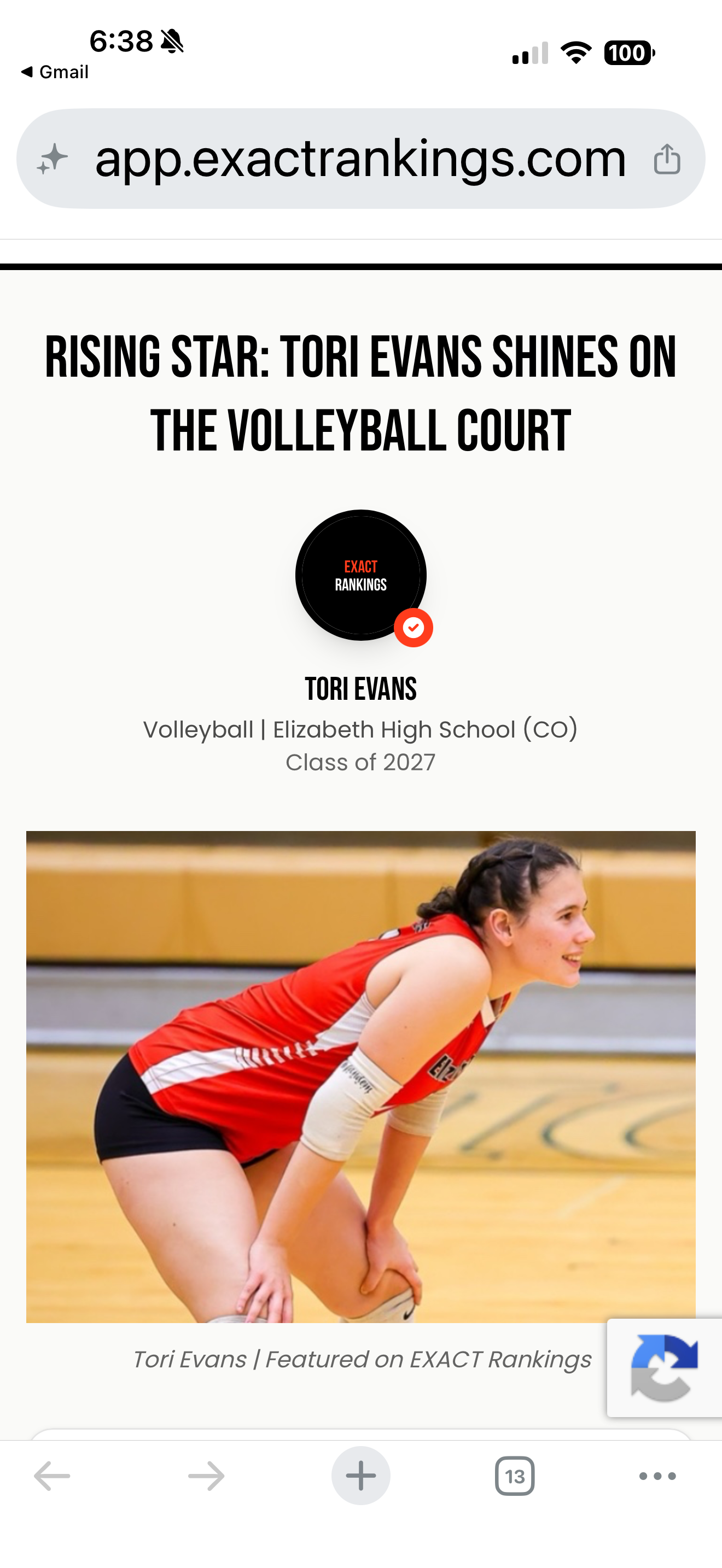 Tori Evans