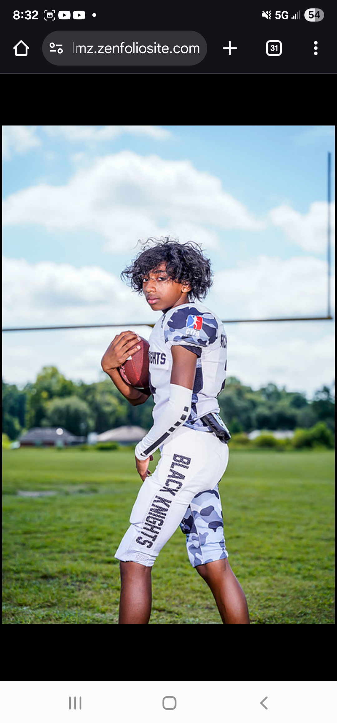 Brieon Richardson, football athlete profile picture