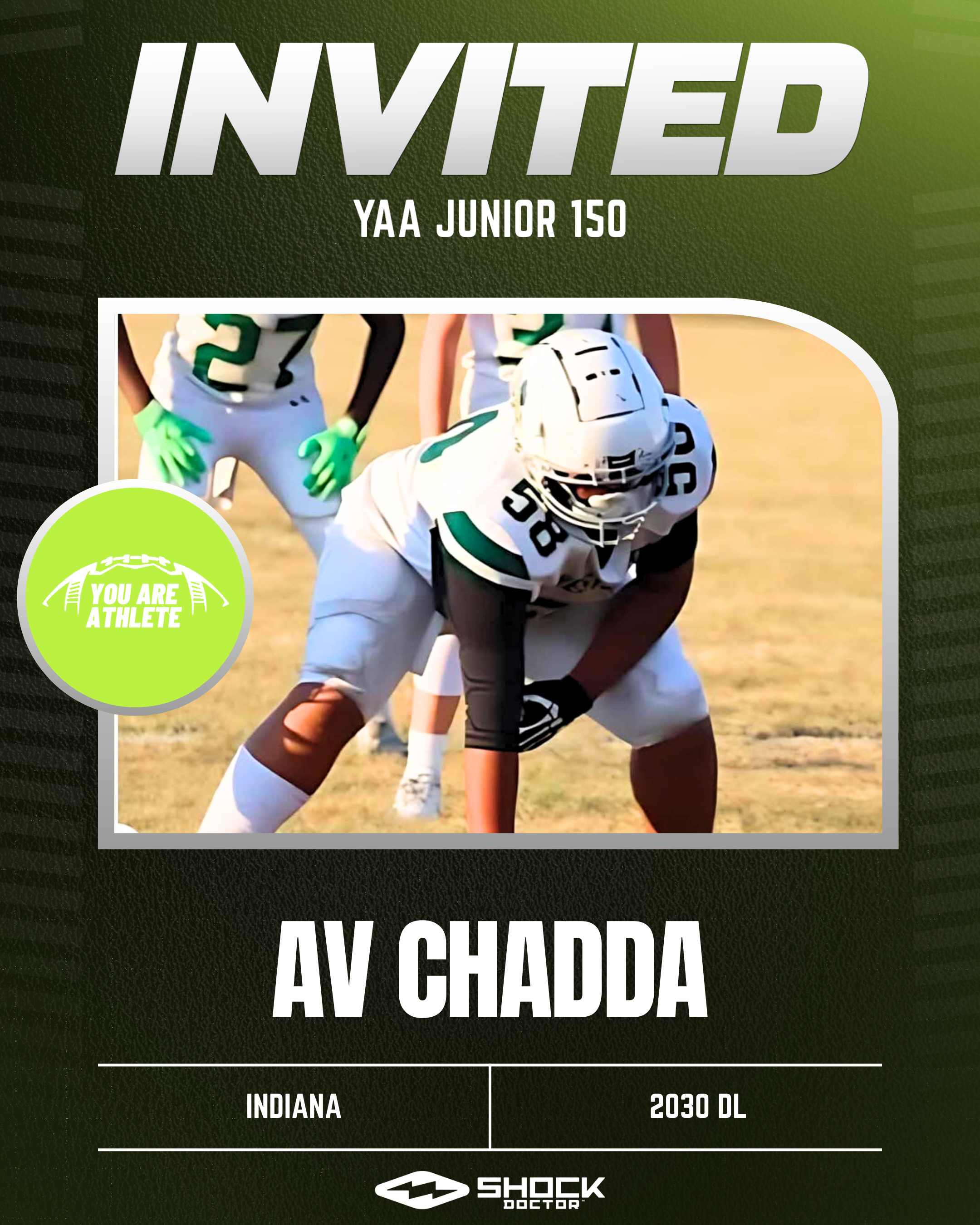 Rising Star: AV Chadda's Journey on the Gridiron