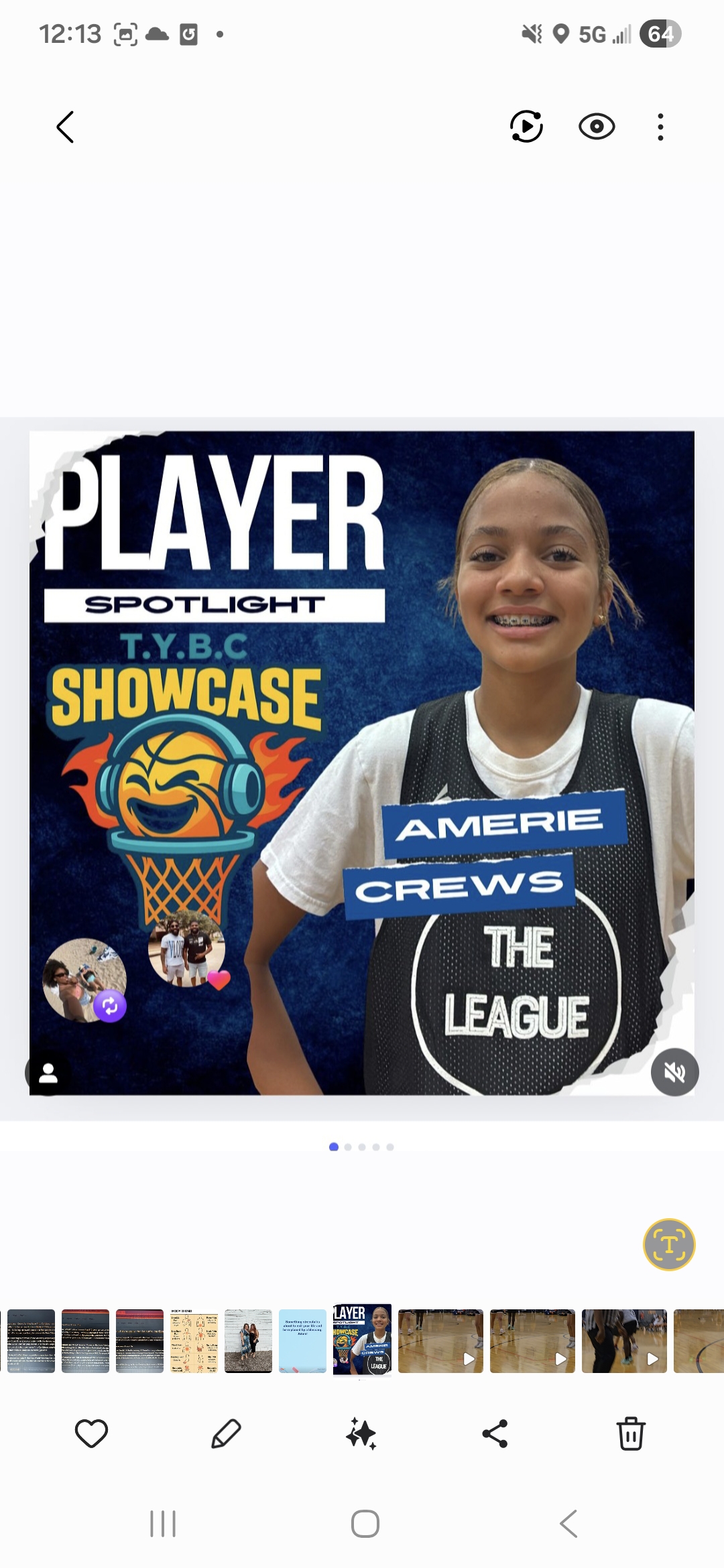 Amerie Crews, baseball athlete profile picture