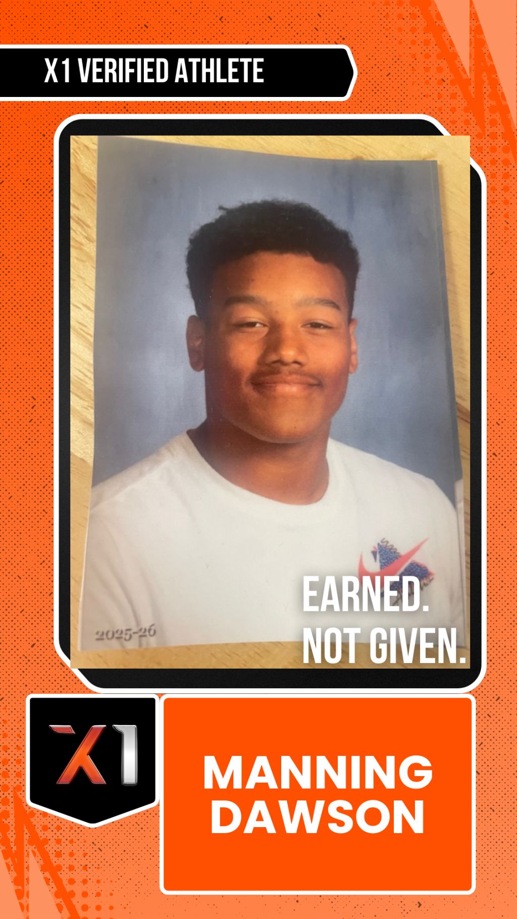 Manning Dawson, Football athlete profile picture