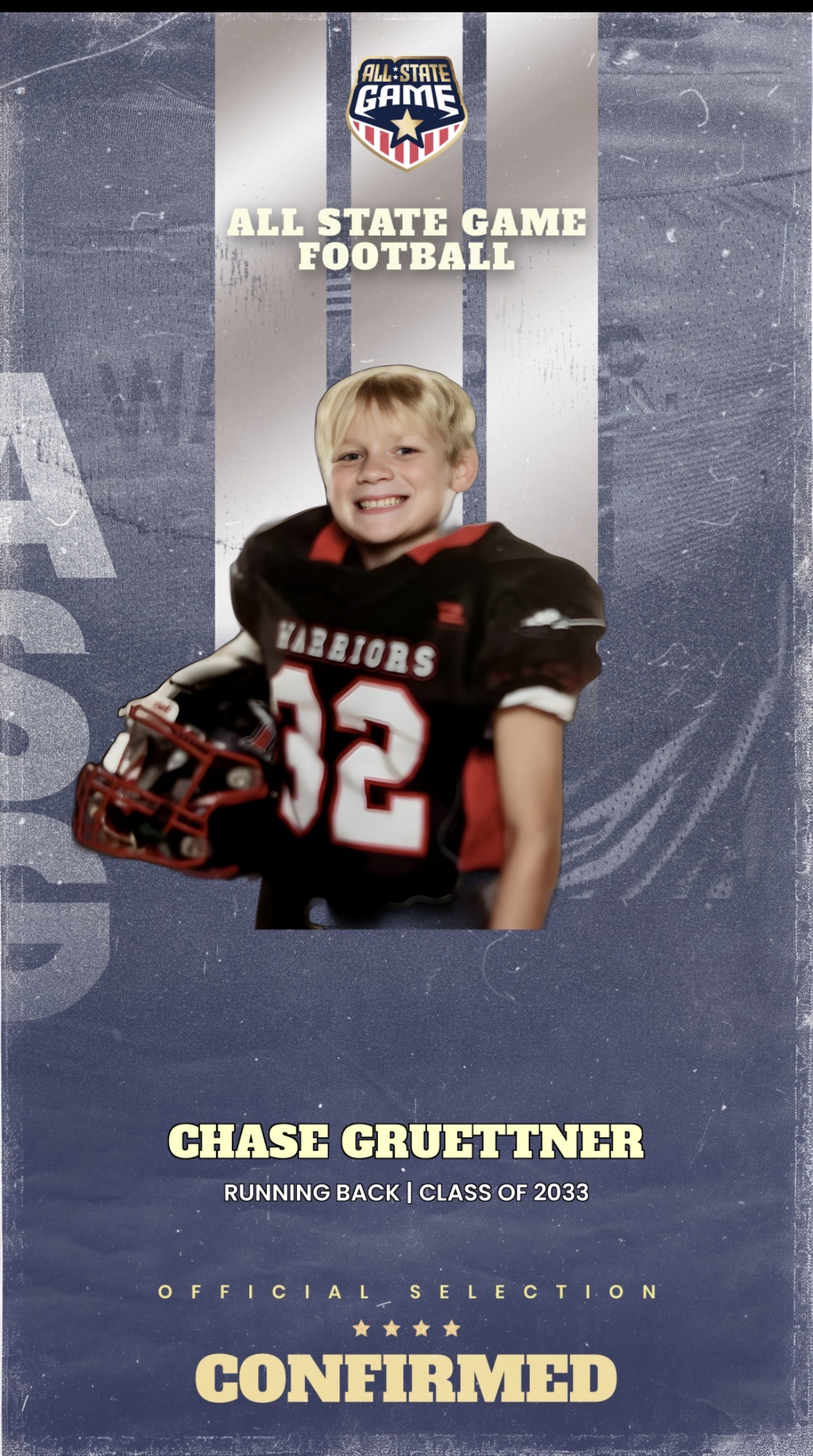 Chase Gruettner, Football athlete profile picture