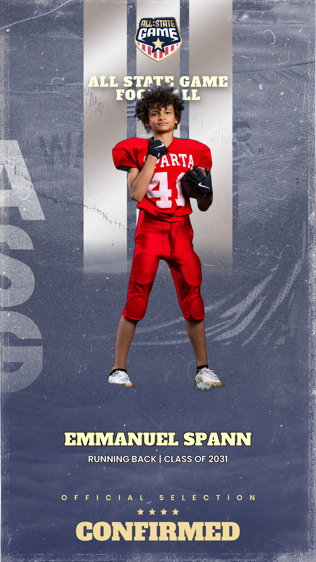 Emmanuel Spann, football athlete profile picture