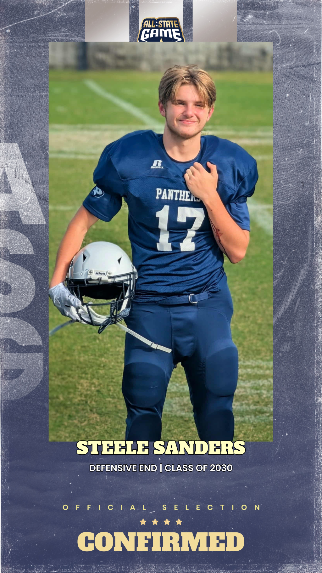 Steele Sanders - Rising Star from Garfield: Steele Sanders' Journey in Football
