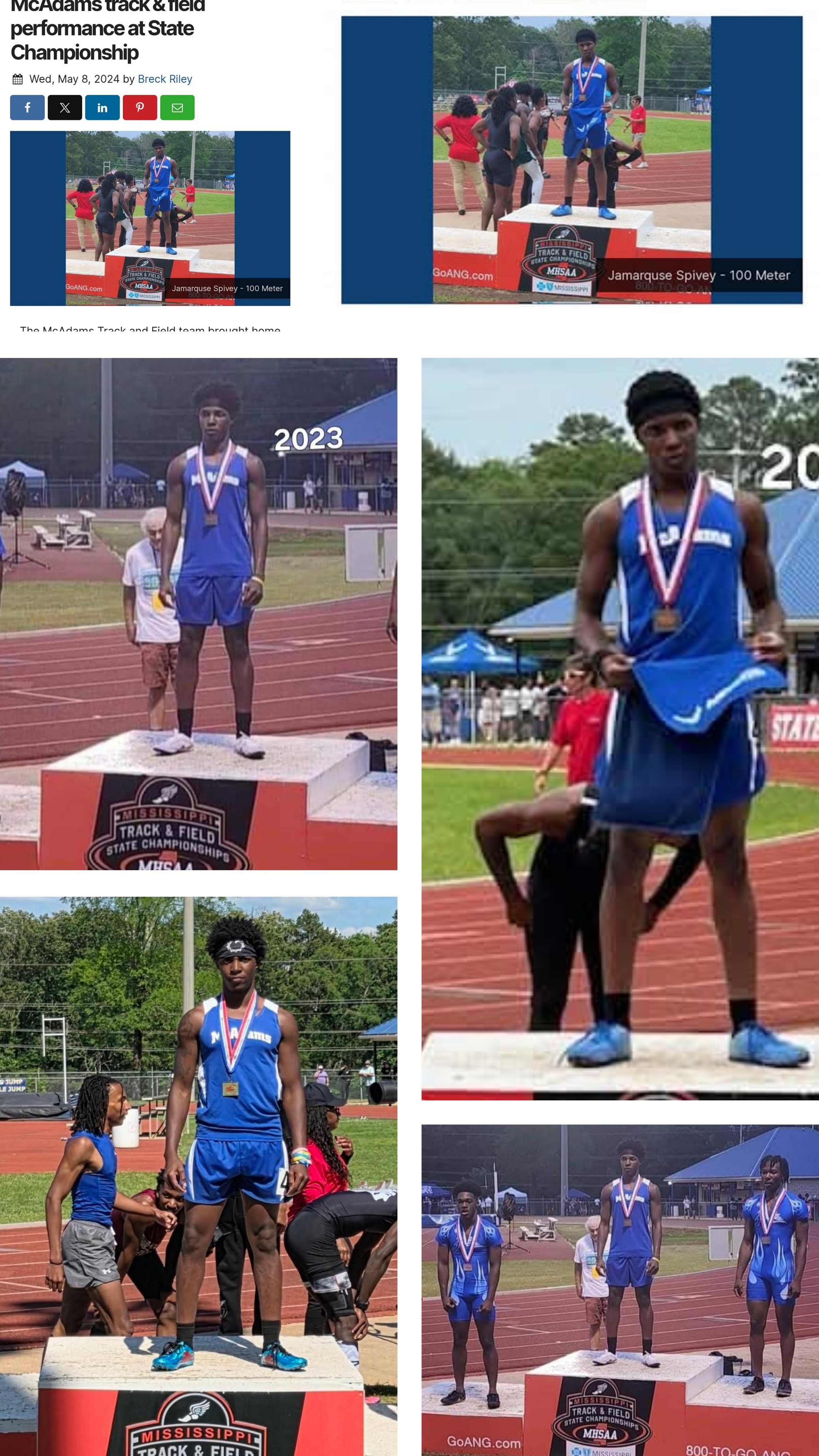 Jamarquse Spivey, track athlete profile picture