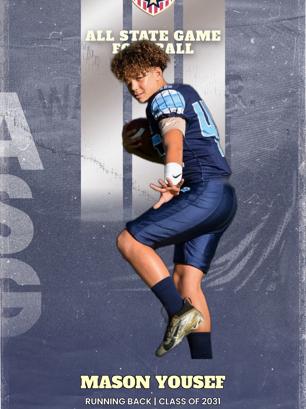 Mason Yousef, football athlete profile picture